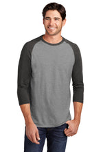 Perfect Tri 3/4-Sleeve Raglan / Grey Black / North Landing Elementary School Staff