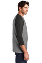 Perfect Tri 3/4-Sleeve Raglan / Grey Black / North Landing Elementary School Staff