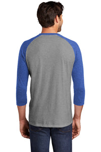 Perfect Tri 3/4-Sleeve Raglan / Royal Frost / Three Oaks Elementary School Staff