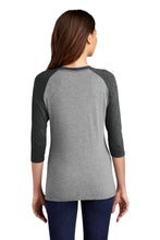 Women's Perfect Tri 3/4-Sleeve Raglan / Grey Black / North Landing Elementary School Staff