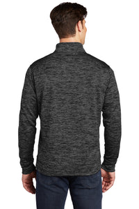 Electric Heather Fleece 1/4-Zip Pullover / Grey-Black Electric / Cooke Elementary School Staff