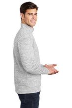 Electric Heather Fleece 1/4-Zip Pullover / Silver Electric / Landstown Middle School Staff