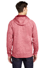 Electric Heather Fleece Hooded Pullover / Deep Red / Independence Middle School Football
