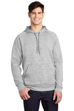 Electric Heather Fleece Hooded Pullover / Silver / Larkspur Middle School Boys Basketball
