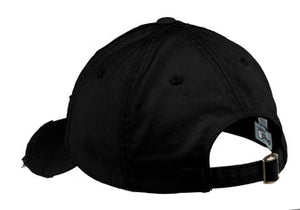 Distressed Trucker Hat / Black / Hickory Middle School Soccer