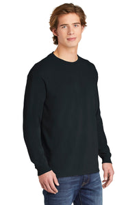 Heavyweight Ring Spun Long Sleeve Tee / Black / Kellam High School Water Polo