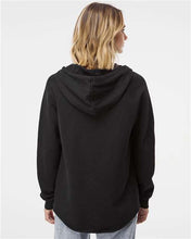 Women’s Lightweight California Wave Wash Hooded Sweatshirt / Black / Essential Church