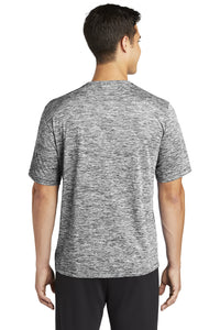 Electric Heather Performance Tee / Black Electric / Lynnhaven Middle School Boys Basketball