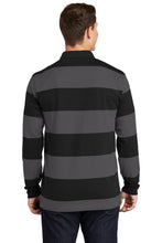 Classic Long Sleeve Rugby Polo / Black/Grey / Hickory Middle School Soccer