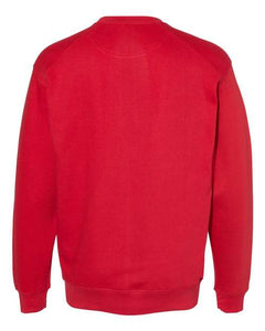 Fleece Crewneck Sweatshirt  / Red / Bayside High School Lacrosse