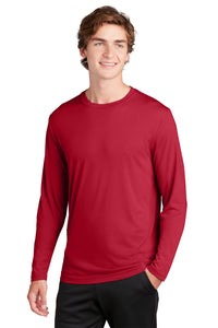 Long Sleeve Cotton Touch Tee / Red / Cheshire Forest Swim Team