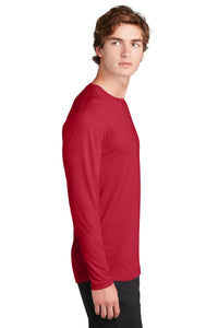 Long Sleeve Cotton Touch Tee / Red / Bayside High School Swim & Dive