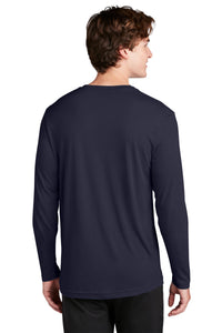 Long Sleeve Cotton Touch Tee / Navy / Ocean Lakes Field Hockey
