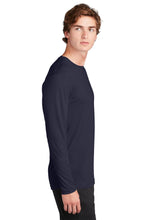 Long Sleeve Cotton Touch Tee / Navy / Ocean Lakes Field Hockey