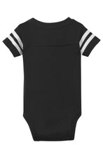 Infant Football Fine Jersey Bodysuit / Black/ White / Coastal Crushers Baseball