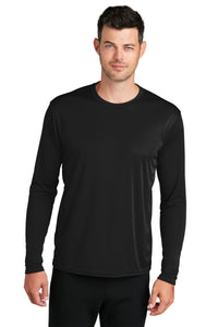 Long Sleeve Performance Tee / Black / Great Neck Middle School Volleyball