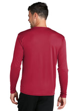 Long Sleeve Performance Tee / Red / Landstown Middle School Staff