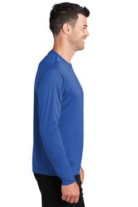 Long Sleeve Performance Tee / Royal / Grassfield Elementary School Staff