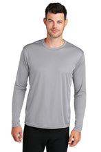 Long Sleeve Performance Tee / Silver / Hickory Middle School Soccer