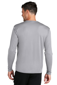 Long Sleeve Performance Tee / Silver / Hickory Middle School Soccer