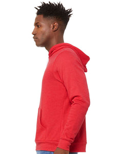Unisex Sponge Fleece Hoodie / Heather Red  / Landstown Middle School Staff