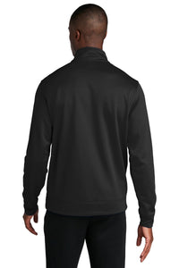 Performance Fleece 1/4-Zip Pullover Sweatshirt / Black / Bayside High School Swim & Dive