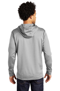 Performance Fleece Pullover Hooded Sweatshirt / Silver / Princess Anne High School Track and Field