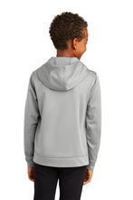 Performance Fleece Pullover Hooded Sweatshirt (Youth & Adult) / Silver / Larkspur Swim and Racquet Club