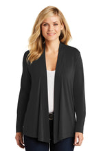 Ladies Concept Open Cardigan / Black / Bayside Middle School Staff