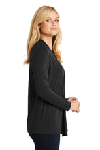 Ladies Concept Open Cardigan / Black / Bayside Middle School Staff