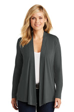 Ladies Concept Open Cardigan / Grey / Grassfield Elementary School Staff