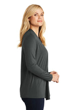 Ladies Concept Open Cardigan / Grey / Plaza Middle School Staff