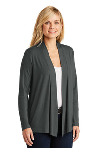 Ladies Concept Open Cardigan / Grey / Walnut Grove Elementary School Staff