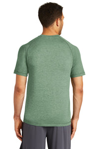 Tri-Blend Wicking Raglan Tee / Forest Green Heather / Cox High School Tennis