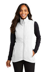 Ladies Collective Insulated Vest / White / New Castle Elementary School Staff