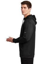 Nike Therma-FIT Full-Zip Fleece Hoodie / Black / Hickory Middle School Soccer