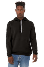 Unisex Sponge Fleece Hoodie / Black / Hickory Middle School Soccer