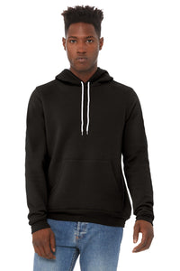 Unisex Sponge Fleece Hoodie / Black / Hickory Middle School Soccer