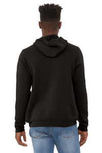 Unisex Sponge Fleece Hoodie / Black / Hickory Middle School Soccer