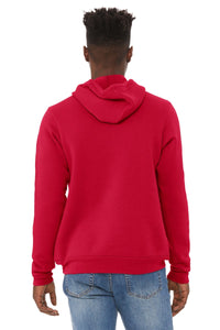 Unisex Sponge Fleece Pullover Hoodie / Red / Cape Henry Collegiate Indoor Track & Field