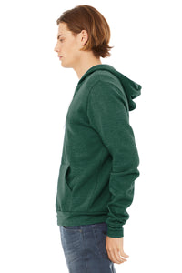 Unisex Sponge Fleece Full-Zip Hoodie / Heather Forest / Cataumet Club Camp