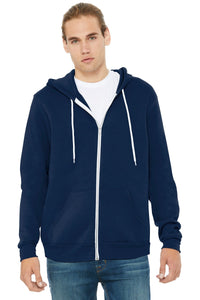 Unisex Sponge Fleece Full-Zip Hoodie / Heather Navy / First Colonial High School Softball