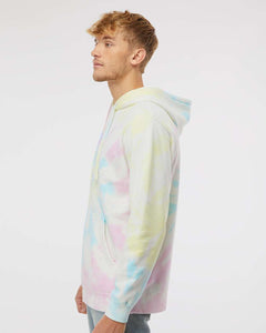 Unisex Midweight Tie-Dyed Hooded Sweatshirt / Tie Dye Sunset Swirl / Princess Anne High School Seniors