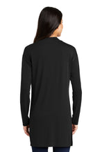 Ladies Concept Long Pocket Cardigan / Black / Kingston Elementary Staff