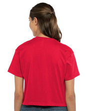 Trojans Women’s  Ideal Crop Tee / Red / Center Grove