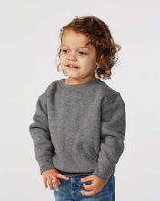 Toddler Fleece Crewneck Sweatshirt / Granite Heather / Sandpiper Montessori