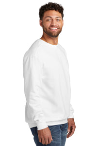 Ring Spun Crewneck Sweatshirt / White / Cataumet Club Camp