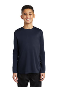 Long Sleeve Performance Tee (Youth & Adult) / Navy / Little Neck Run Club
