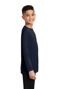 Long Sleeve Performance Tee (Youth & Adult) / Navy / Little Neck Run Club