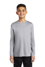 Long Sleeve Performance Tee (Youth & Adult) / Silver / Little Neck Run Club